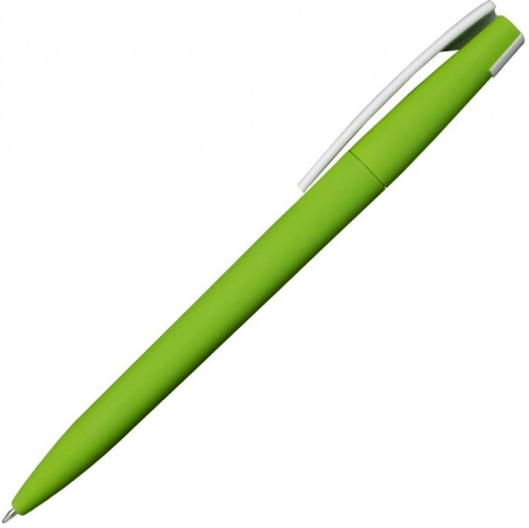Ручка пластиковая шариковая Z-PEN, DZEN, софт тач, салатовая фото 1