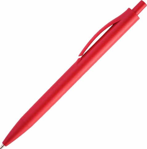 Ручка пластиковая шариковая Vivapens IGLA COLOR, красная фото 2