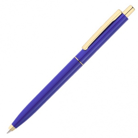 Ручка пластиковая шариковая Vivapens TOP GOLD, тёмно-синяя фото 1