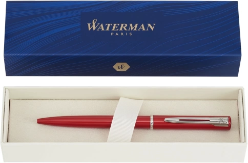 Шариковая ручка Waterman Graduate Allure (2068193) красный; M синие чернила; подарочная коробка фото 5