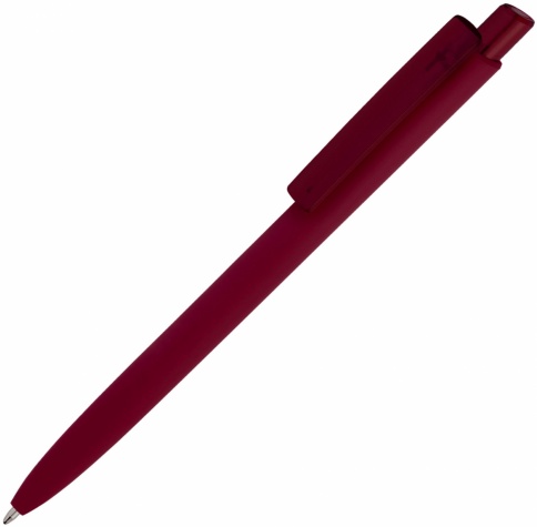 Ручка пластиковая шариковая Vivapens POLO SOFT FROST, тёмно-красная фото 1