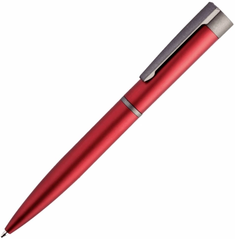 Ручка металлическая шариковая Vivapens GROM TITAN, красная фото 1