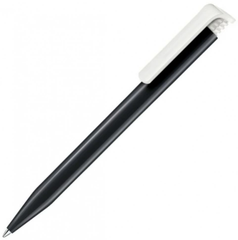 Шариковая ручка Senator Super-Hit Recycled, чёрная с белым фото 1