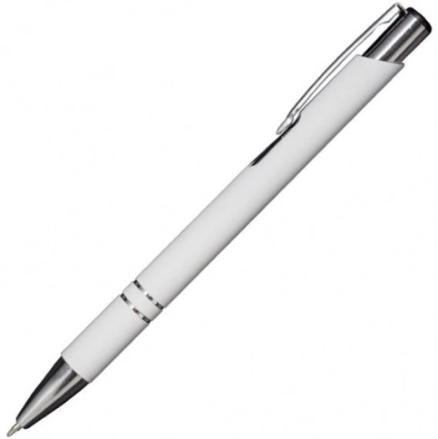 Ручка металлическая шариковая Z-PEN, Legend Soft Touch Mirror, белая фото 1