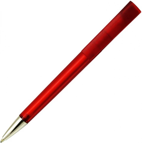 Ручка пластиковая шариковая Z-PEN, DZEN, фрост, красная фото 2