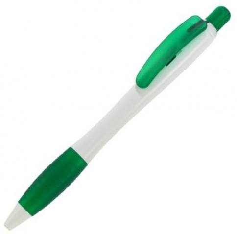 Шариковая ручка Dreampen Aston Classic, белая с зелёным фото 1