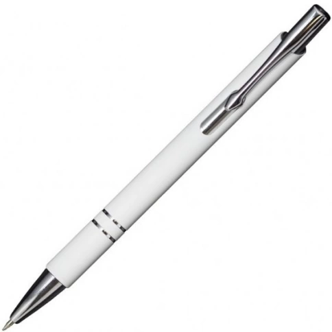 Ручка металлическая шариковая Z-PEN, Legend Soft Touch Mirror, белая фото 2