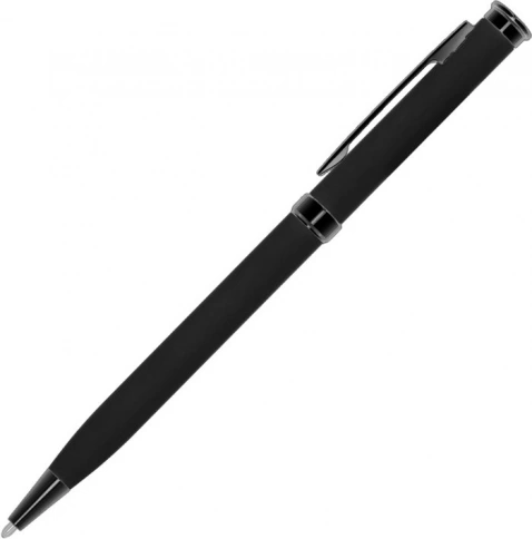 Ручка металлическая шариковая Vivapens METEOR SOFT, чёрная фото 2