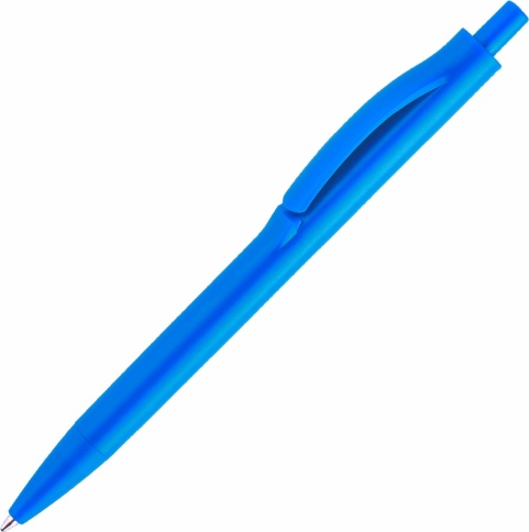 Ручка пластиковая шариковая Vivapens IGLA COLOR, голубая фото 1