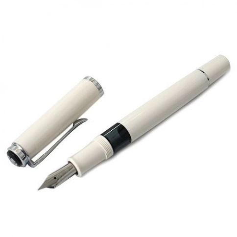 Ручка перьевая Pelikan Elegance Classic M205 (PL972232) White CT F перо сталь нержавеющая подар.кор. фото 3