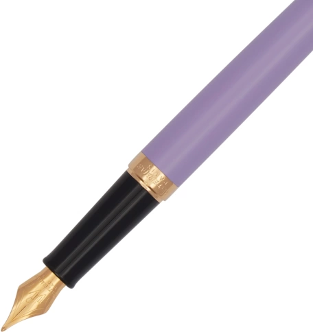 Перьевая ручка  Waterman Hemisphere Colour Blocking (2179900) Purple GT; сталь нержавеющая/позолота F; подарочная коробка фото 2