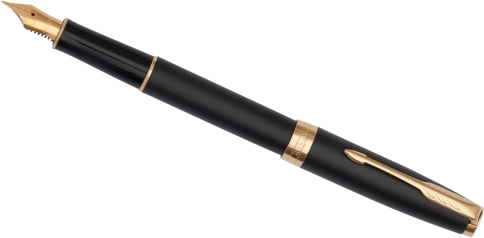 Перьевая Ручка Parker Sonnet Core F528 (1931516) Matte Black GT F перо сталь нержавеющая; подар.кор. фото 4