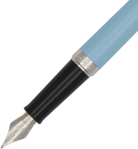 Перьевая ручка Waterman Hemisphere Colour Blocking (2179924) Blue CT; сталь нержавеющая F; подарочная коробка фото 2
