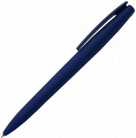 Ручка пластиковая шариковая Z-PEN, DZEN, софт тач, синяя фото 5