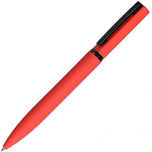 Ручка металлическая шариковая B1 Mirror Black, красная фото 1