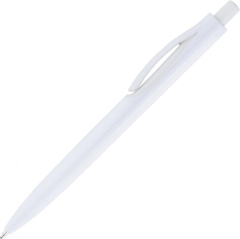 Ручка пластиковая шариковая Solke Focus, белая фото 3