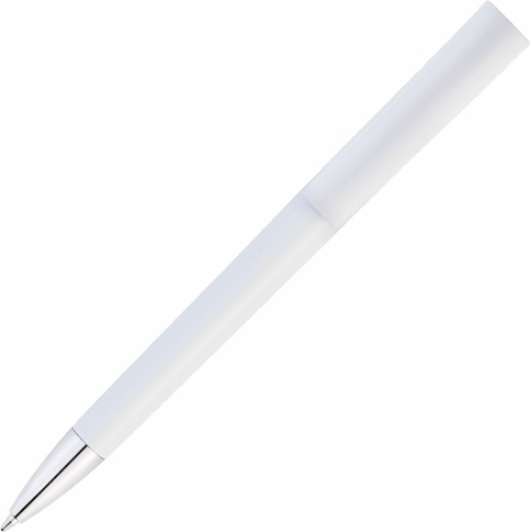 Ручка пластиковая шариковая Vivapens ZETA, белая фото 3