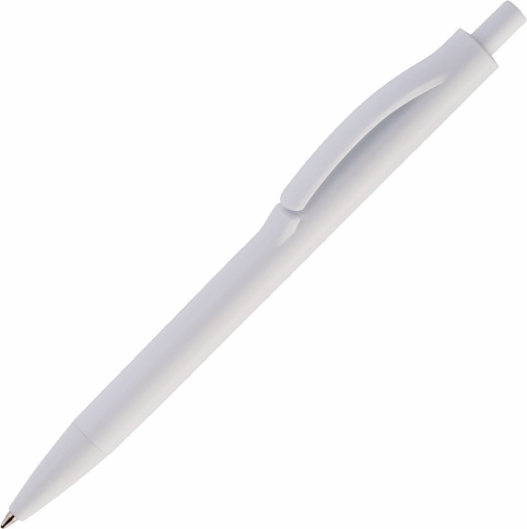 Ручка пластиковая шариковая Vivapens IGLA COLOR, белая фото 1