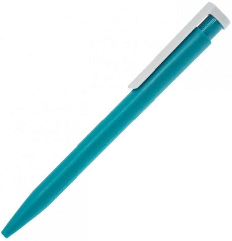 Ручка пластиковая шариковая Stanley, бирюзовая с белым фото 1