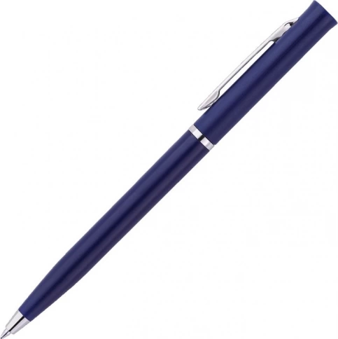 Ручка пластиковая шариковая Vivapens EUROPA, тёмно-синяя фото 3