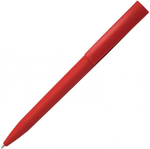 Ручка пластиковая шариковая Z-PEN, DZEN, софт тач, красная фото 4