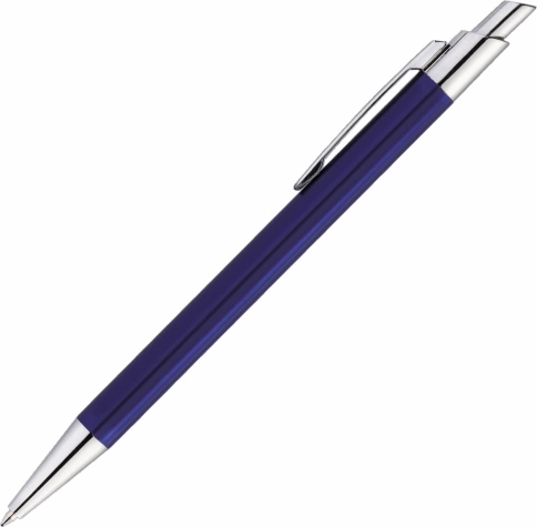 Ручка металлическая шариковая Vivapens Tikko New, тёмно-синяя фото 2
