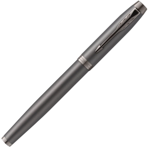 Роллер-ручка Parker IM Monochrome T328 (2172960) Gun Metal F; черн. черн.; подар.кор. фото 2