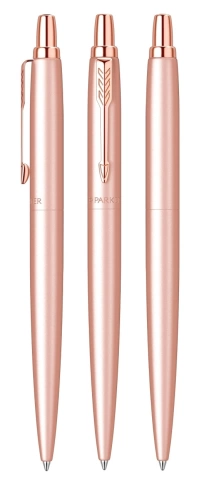 Шариковая ручка Parker Jotter Monochrome XL SE20 (2122755); роз.зол.мат. M; син. черн.; подар.кор. фото 14