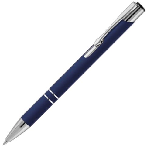 Ручка металлическая шариковая Z-PEN, COSMO Soft Touch, глубоко тёмно-синяя фото 1