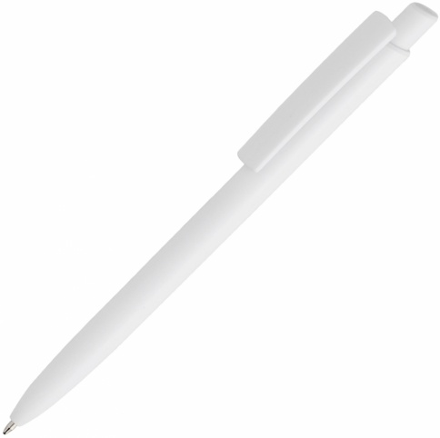 Ручка пластиковая шариковая Vivapens POLO, белая фото 1
