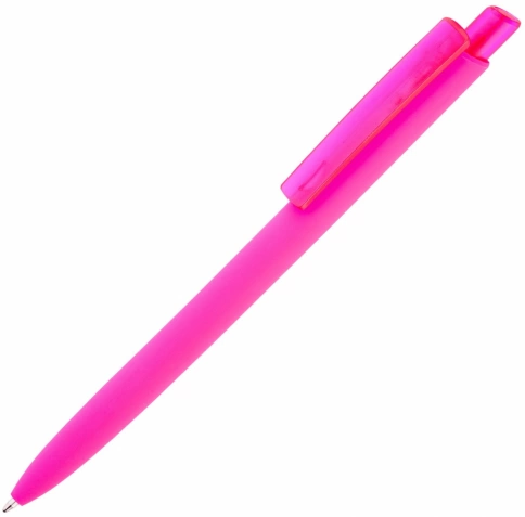 Ручка пластиковая шариковая Vivapens POLO SOFT FROST, розовая фото 1