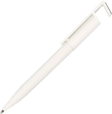 Ручка подставка пластиковая шариковая Z-PEN, Vinsent Frost, белая фото 1