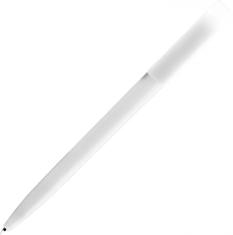Ручка пластиковая шариковая SOLKE Global, белая фото 3