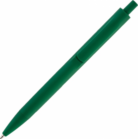 Ручка пластиковая шариковая Vivapens IGLA SOFT, зелёная фото 3
