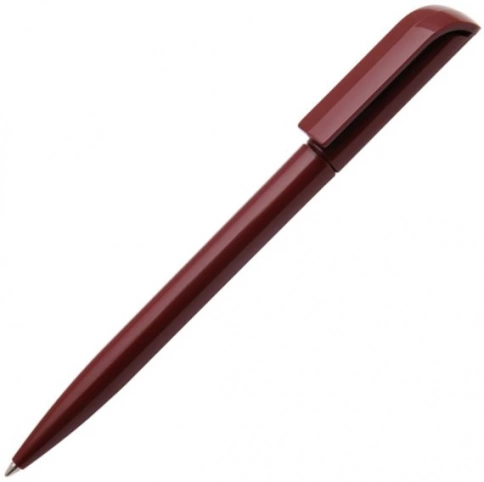 Ручка пластиковая шариковая Carolina Solid, бордовая фото 1