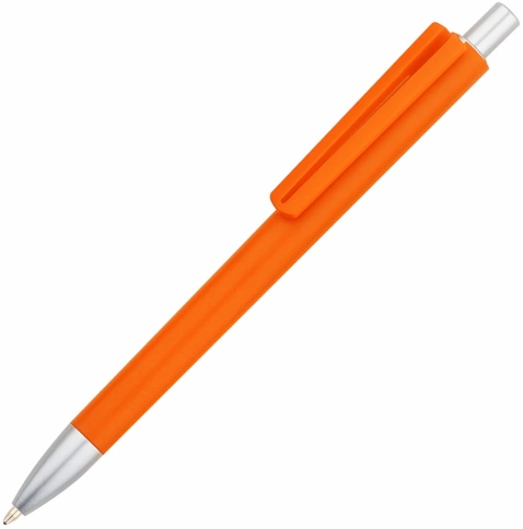 Ручка пластиковая шариковая Vivapens VIKO COLOR, оранжевая фото 1