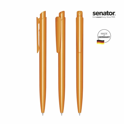 Шариковая ручка Senator Dart Polished, оранжевая фото 2