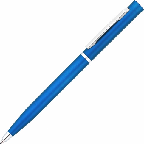 Ручка пластиковая шариковая Vivapens EUROPA METALLIC, голубая фото 1