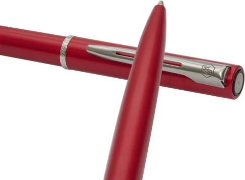 Шариковая ручка Waterman Graduate Allure (2068193) красный; M синие чернила; подарочная коробка фото 2