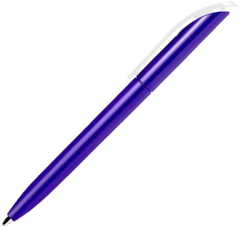 Ручка пластиковая шариковая SOLKE Vivaldi Color, синяя с белым фото 3