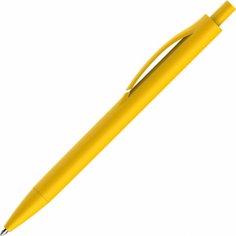 Ручка пластиковая шариковая Vivapens IGLA COLOR, жёлтая фото 2