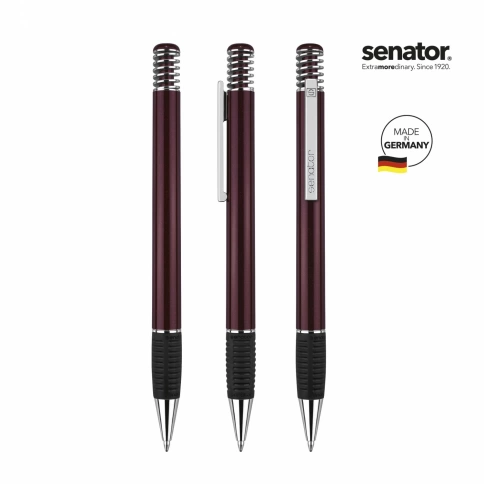 Шариковая ручка Senator Soft Spring, бордовая фото 2