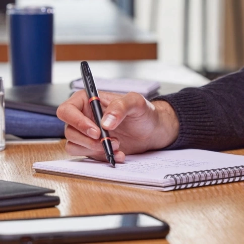 Ручка перьевая Parker IM Vibrant Rings F315 (2172943) Flame Orange PVD; F сталь нержавеющая; подар.коробка. фото 7