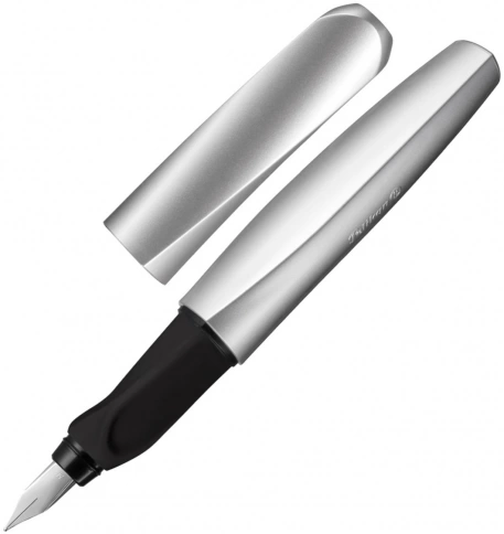 Ручка перьевая Pelikan Office Twist P457 (PL947101) Silver M перо сталь нержавеющая карт.уп. фото 1