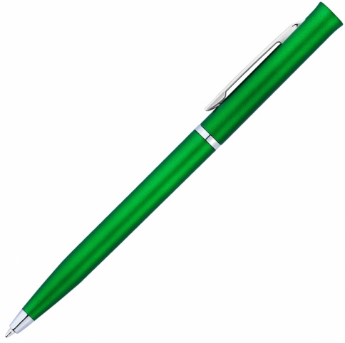 Ручка пластиковая шариковая Vivapens EUROPA METALLIC, зеленая фото 2