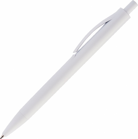 Ручка пластиковая шариковая Vivapens IGLA COLOR, белая фото 2