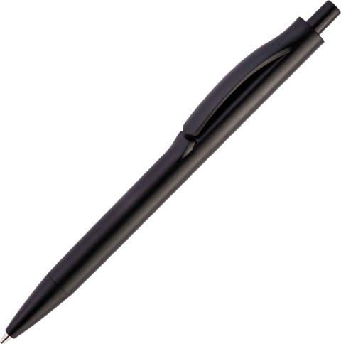 Ручка пластиковая шариковая Vivapens IGLA COLOR, чёрная фото 1