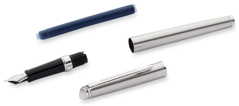 Перьевая ручка Waterman Hemisphere (S0920410) Steel CT; F перо сталь с хромированным покрытием; подарочная коробка фото 7