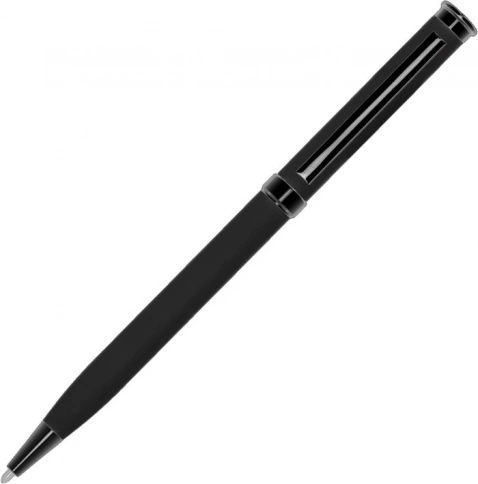 Ручка металлическая шариковая Vivapens METEOR SOFT, чёрная фото 3