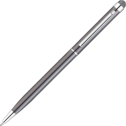 Ручка металлическая шариковая Vivapens KENO METALLIC, графитовая фото 2